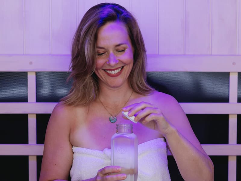 The beachy Halo salt sauna