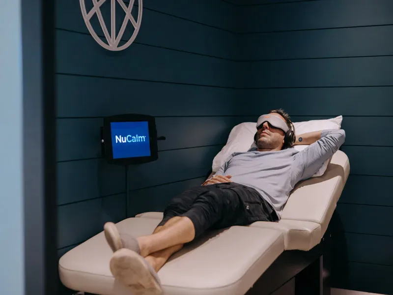 NuCalm — 4 hours of sleep in 40 minutes. Yeah, that's right...